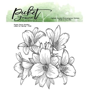 Picket Fence - Lilies for Spring Stamp Set
