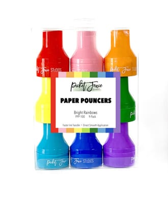 Picket Fence - Paper Pouncers Bright Rainbow