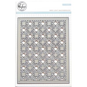 Pinkfresh Studio: Geo Leaf Background Die