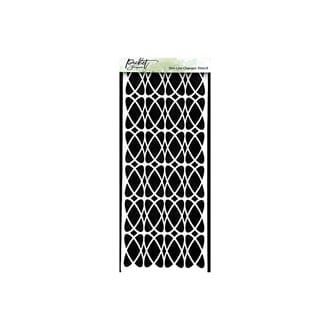 Picket Fence - Slimline Changes Stencil, 4x10 inch