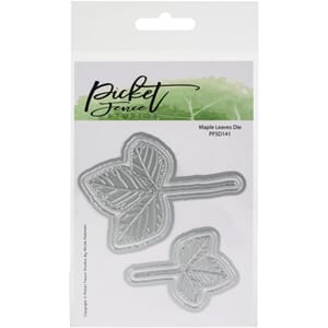 Picket Fence Studios: Maple Leaves Die, 3x4 inch