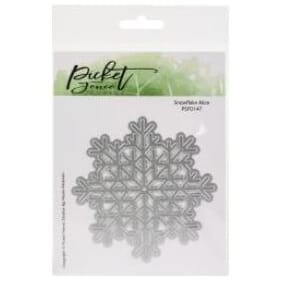 Picket Fence Studios: Snowflake Alice Die, 4x4 inch