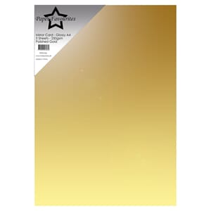 Paper Favourites - Gold Mirror Card Glossy 250gsm