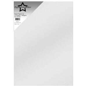 Paper Favourites - Ice White A4 Pearl Paper 240gsm