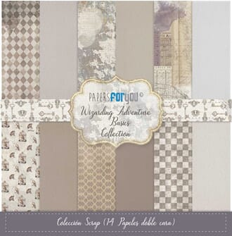 Papers for You - Snow On The Forest Basics Scrap Paper Pack