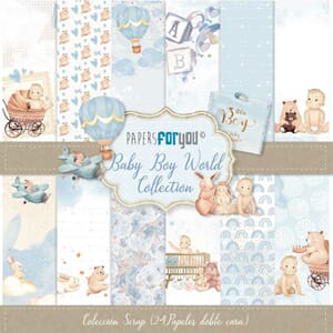 Papers For You - Baby Boy World Mini Scrap Paper Pack
