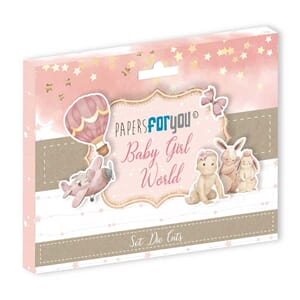 Papers For You - Baby Girl World Die Cuts