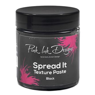 Pink Ink Design - Black Spread It Texture Paste, 75ml