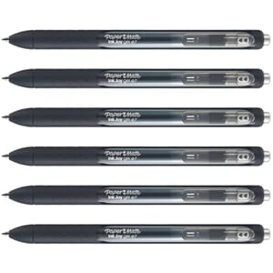 Paper Mate - Black Inkjoy Gel Pens .7mm 6/Pkg