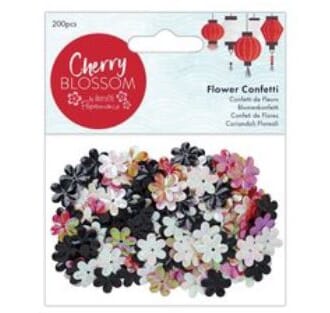 Papermania - Cherry Blossom Flower Confetti, 200/Pkg