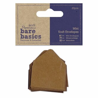 Papermania - Brown Mini Kraft Envelopes