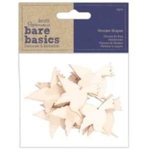 Papermania - Hummingbirds Bare Basics Wooden Shapes