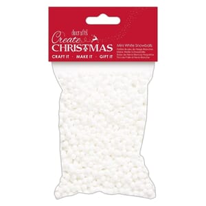 Papermania - Create Christmas Small White Snowballs, 15 gram