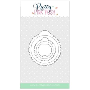 Pretty Pink Posh: Scallop Circle Tags