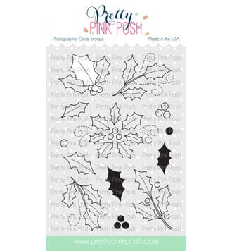 Pretty Pink Posh: Elegant Holly stamp set