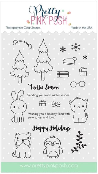 Pretty Pink Posh: Holiday Pals stamp set