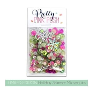 Pretty Pink Posh: Holiday Shimmer Sequins Mix