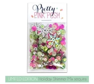 Pretty Pink Posh: Holiday Shimmer Sequins Mix