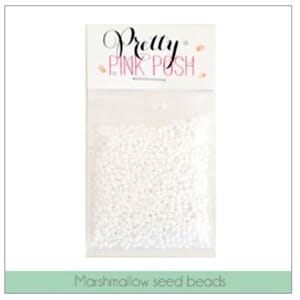 Pretty Pink Posh: Marshmallow Seed Beads