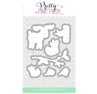Pretty Pink Posh: Winter Woodland coordinating dies