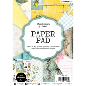 Studio Light: Garden Paper Pad no 132, str A5, 36/Pkg