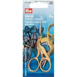 Prym - Broderisaks Stork, gull, str 9 cm