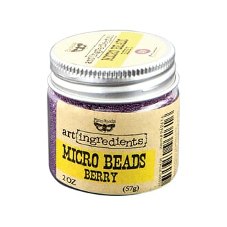 Prima: Berry -  Finnabair Art Ingredients Micro Beads, 2oz