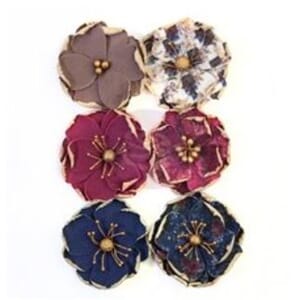Prima: Darcelle Flowers Worn Elements, 6/Pkg