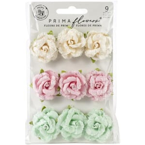 Prima: Fluffy Candy/Dulce Mulberry Paper Flowers