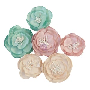 Prima: With Love - With Love Paper Flowers, 5/Pkg