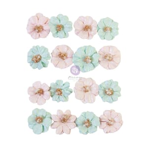 Prima: Lovely Heart/Magic Love Mulberry Paper Flowers
