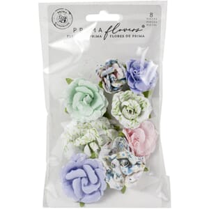 Prima: Rose Gouache/Watercolor Floral Paper Flowers, 8/Pkg