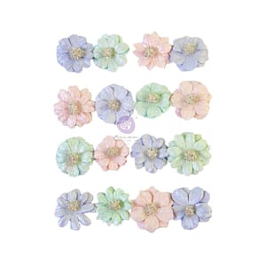 Prima: Pretty Tints/Watercolor Floral Mulberry Paper Flowers