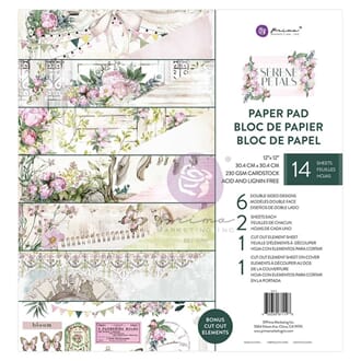 Prima - Serene Petals 12x12 Inch Paper Pad