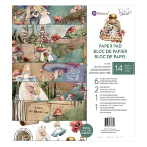 Prima - Return To Wonderland 12x12 Inch Paper Pad