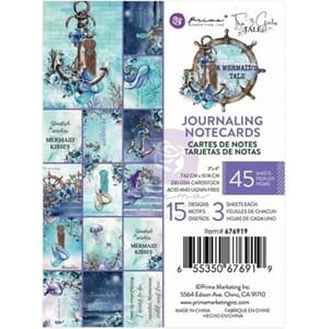 Prima - A Mermaid's Tale 3x4 Inch Journaling Cards
