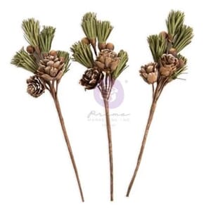 Prima - Twinkle & Treats Flowers Evergreen Sprigs