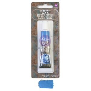 Finnabair: Faded Denim Art Alchemy Matte Wax .68 Fluid