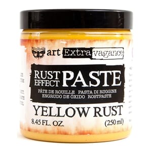 Finnabair Yellow Art Extravagence Rust Effect Paste 8.45oz