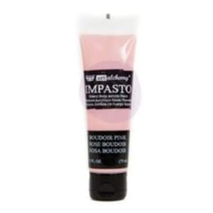 Finnabair - Boudoir Pink Art Alchemy Impasto Paint, 75 ml