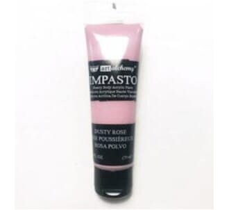 Finnabair - Dusty Rose Art Alchemy Impasto Paint, 75 ml