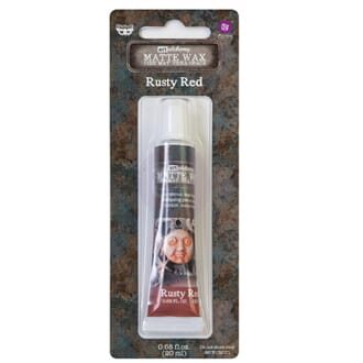 Finnabair: Rusty Red Art Alchemy Matte Wax .68 Fluid
