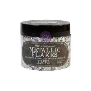Finnabair - Silver Art Ingredients Metal Flakes, 150ml