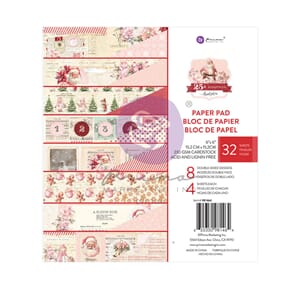 Prima - 25 & Peppermint 6x6 Inch Paper Pad