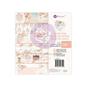Prima - Peach Tea 6x6 Inch Paper Pad