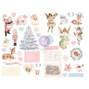 Prima - Christmas Sparkle Chipboard Stickers
