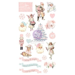 Prima - Christmas Sparkle Puffy Stickers