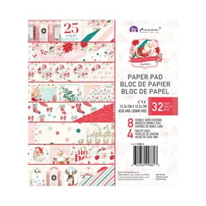 Prima - Candy Cane Lane Paper Pad, 6x6, 32/Pkg