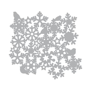Pronty: Snøkrystaller Mask Stencil, str 30,5x30,5 cm