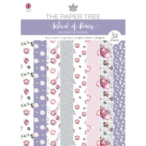 The Paper Tree - A festival of flowers A4 decorative papers